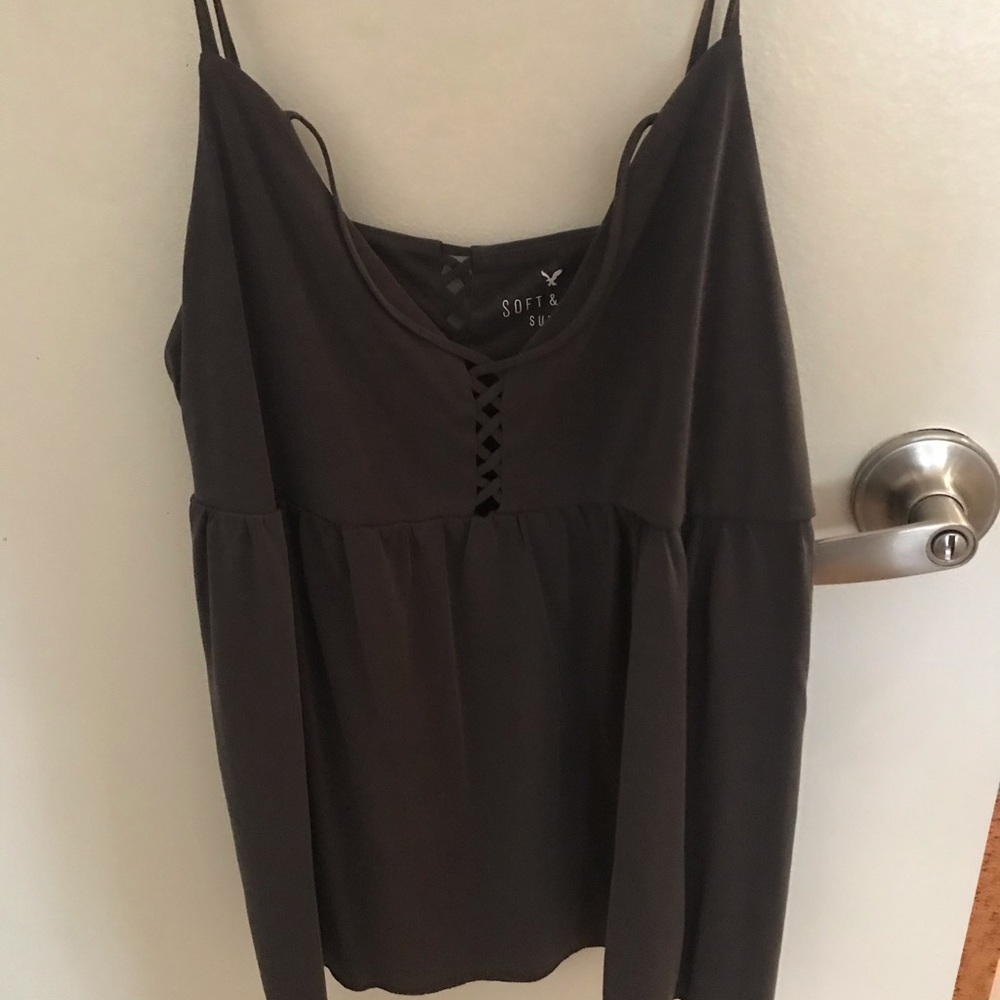 Gray tank top